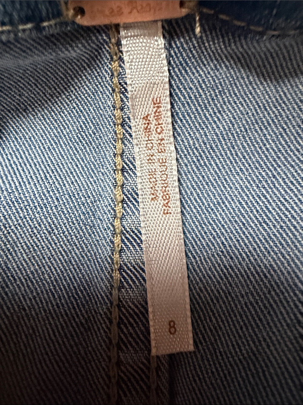 Free People Blue Denim Button-Front Mini Dress - Picture 6 of 13